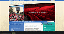 Desktop Screenshot of la-fleuriaye-congres.com